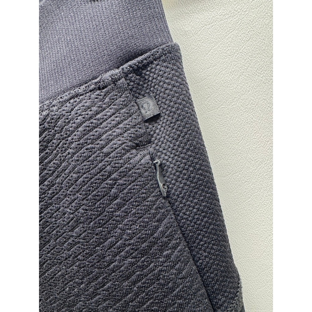 Lululemon Engineered Warmth Pant‎ Women 4 Black Textured Wool Blend Joggers - Picture 2 of 10